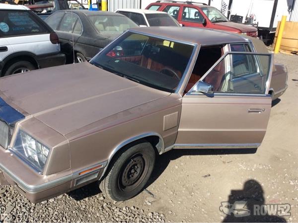 row52 1986 chrysler new yorker at pick n pull sparks 1c3bt56k1gc288243 row52 1986 chrysler new yorker at