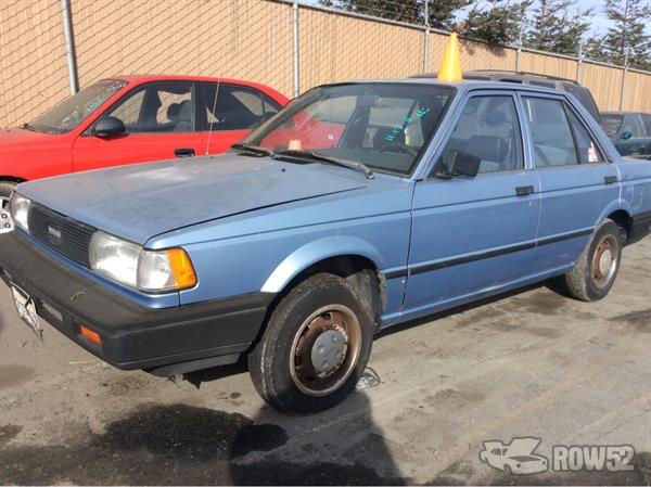 Row52 1989 Nissan Sentra At Pick N Pull Moss Landing Jn1gb21s9ku516554