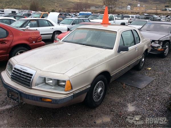 row52 1986 ford thunderbird at pick n pull sparks 1fabp4636gh221990 row52