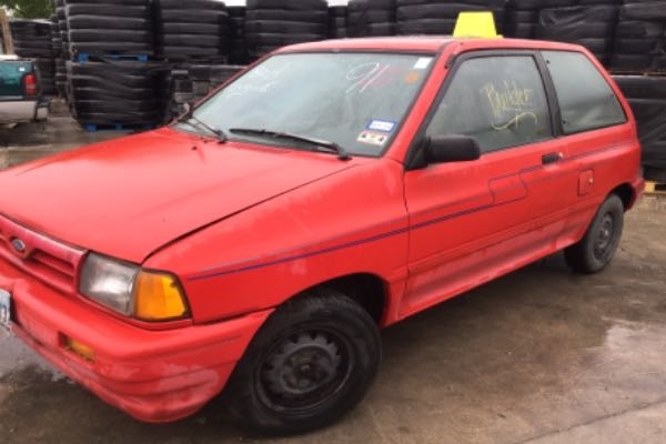 row52 1991 ford festiva at pick n pull fort worth knjpt06h4m6108768 row52