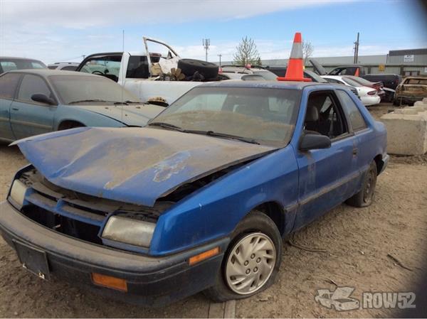 row52 1992 dodge shadow at pick n pull edmonton 1b3bp24d4nn156891 row52