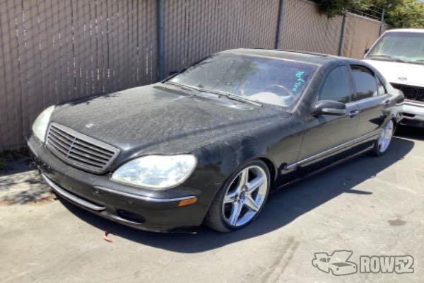 Row52 01 Mercedes Benz S Class At Pick N Pull Moss Landing Wdbng78j81a